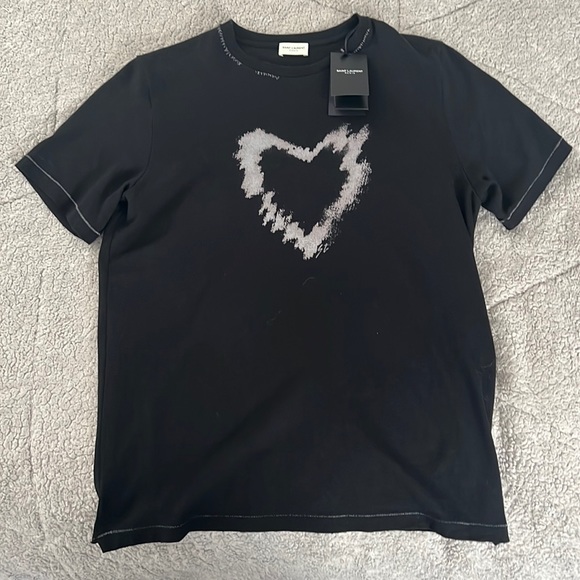 Saint Laurent Heart T-Shirt